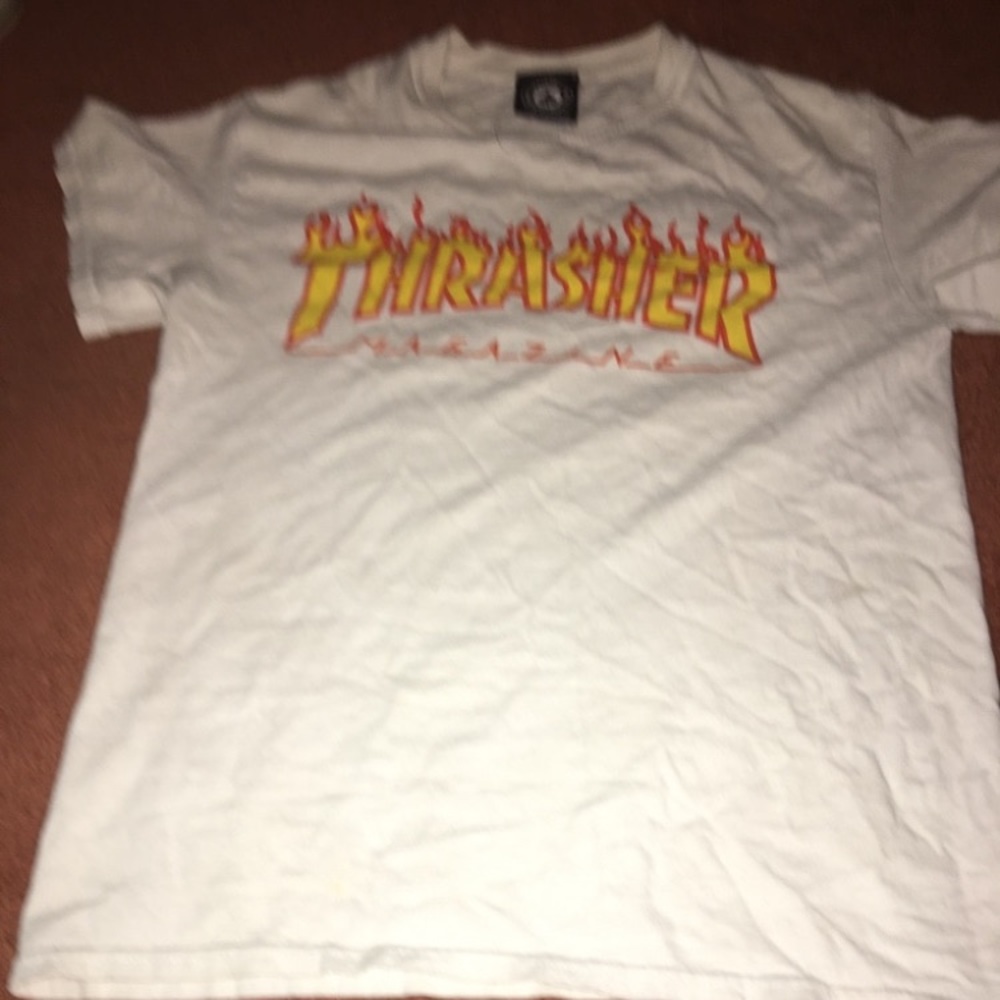 thrasher tee shirt